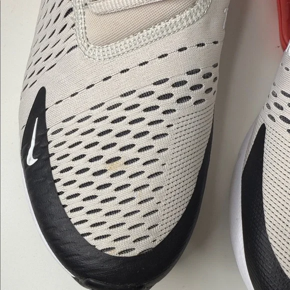 Nike Air Max 270 White and Black with Red Accents - Picture 8 of 8